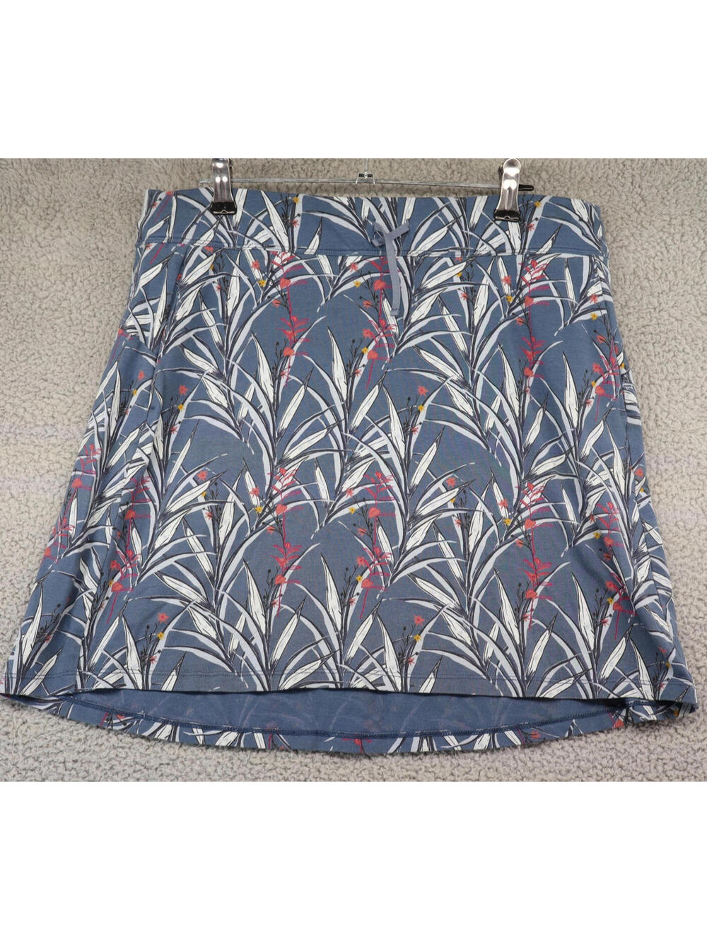 KUHL Floral Skirt Womens medium blue
